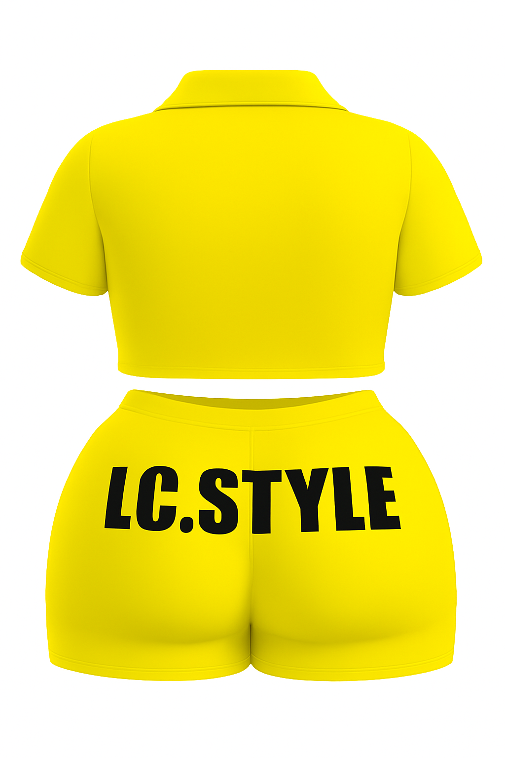 Yellow Female LC. Style Bold Fit - Back view